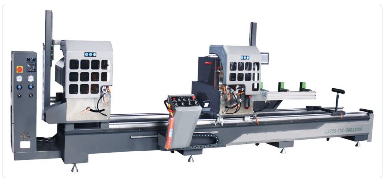Double-Head Precision Cutting Saw for Aluminum Profiles LJZ2S-500×4200A — LAIPU Machinery