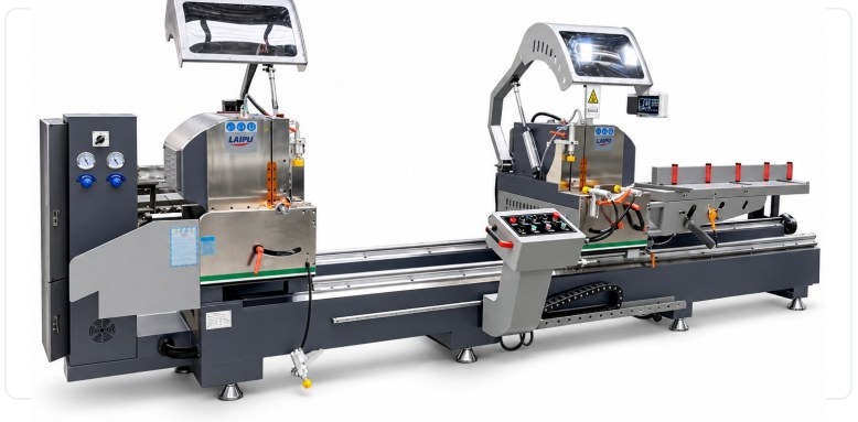 Digital-Display Double-Head Precision Cutting Saw LKJZ2-500×4200 — LAIPU Machinery
