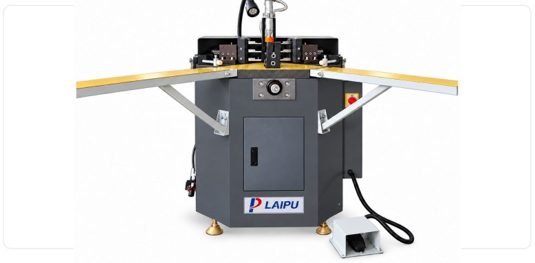 Corner Crimping Machine for Aluminum Windows & Doors LZJ-120A — LAIPU Machinery