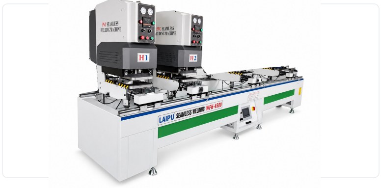 Two-Head Double-Side Seamless Welding Machine SFW2-4500 · 双面无缝版 — LAIPU Machinery