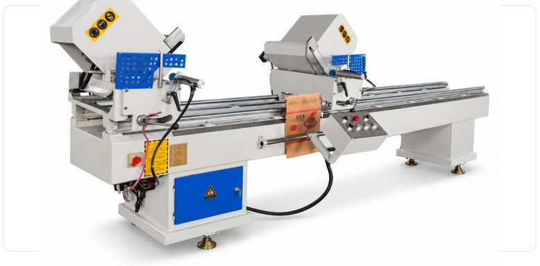 Double-Head Cutting Saw for Aluminum & uPVC Profiles SJ03-3500 — LAIPU Machinery
