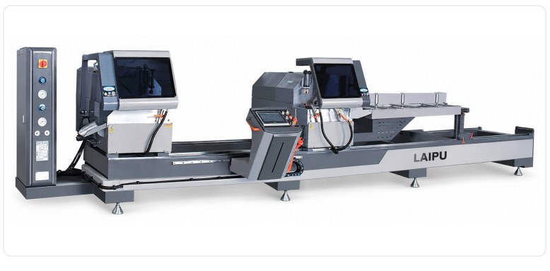 CNC 45° Dedicated Precision Saw · 10-inch Screen WGD-CNC-550×4200A · 10寸屏版 — LAIPU Machinery