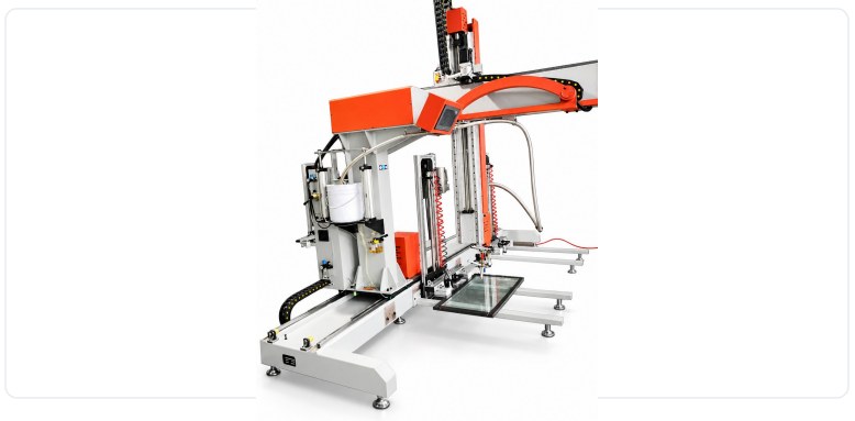 Cantilever Multi-Station Automatic Glazing Machine XDJJ-02 — LAIPU Machinery